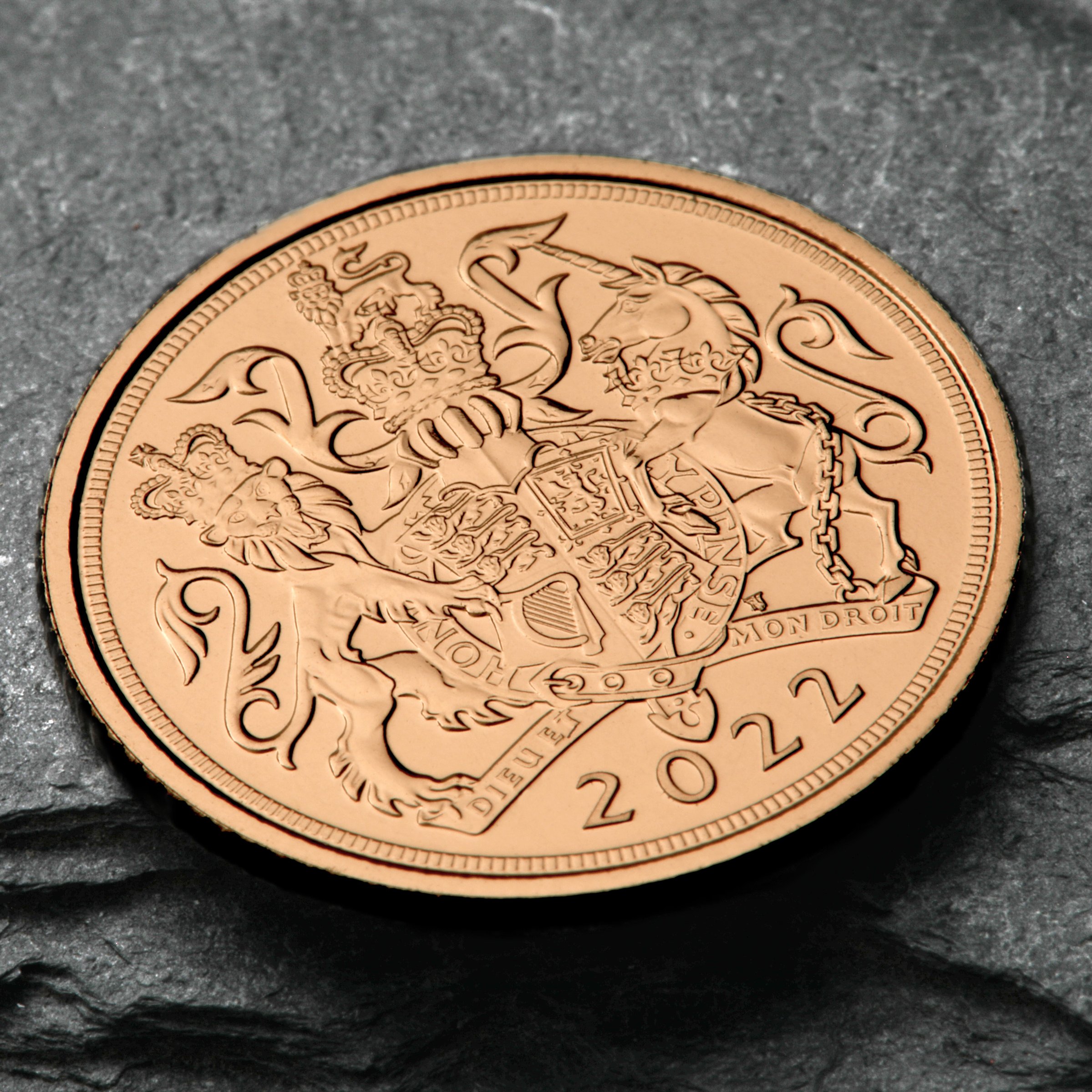 Goldmünze 1/2 Sovereign "Elizabeth II." 2022 70. Jahrestag der Thronbesteigung (Großbritannien) - Detailansicht 4