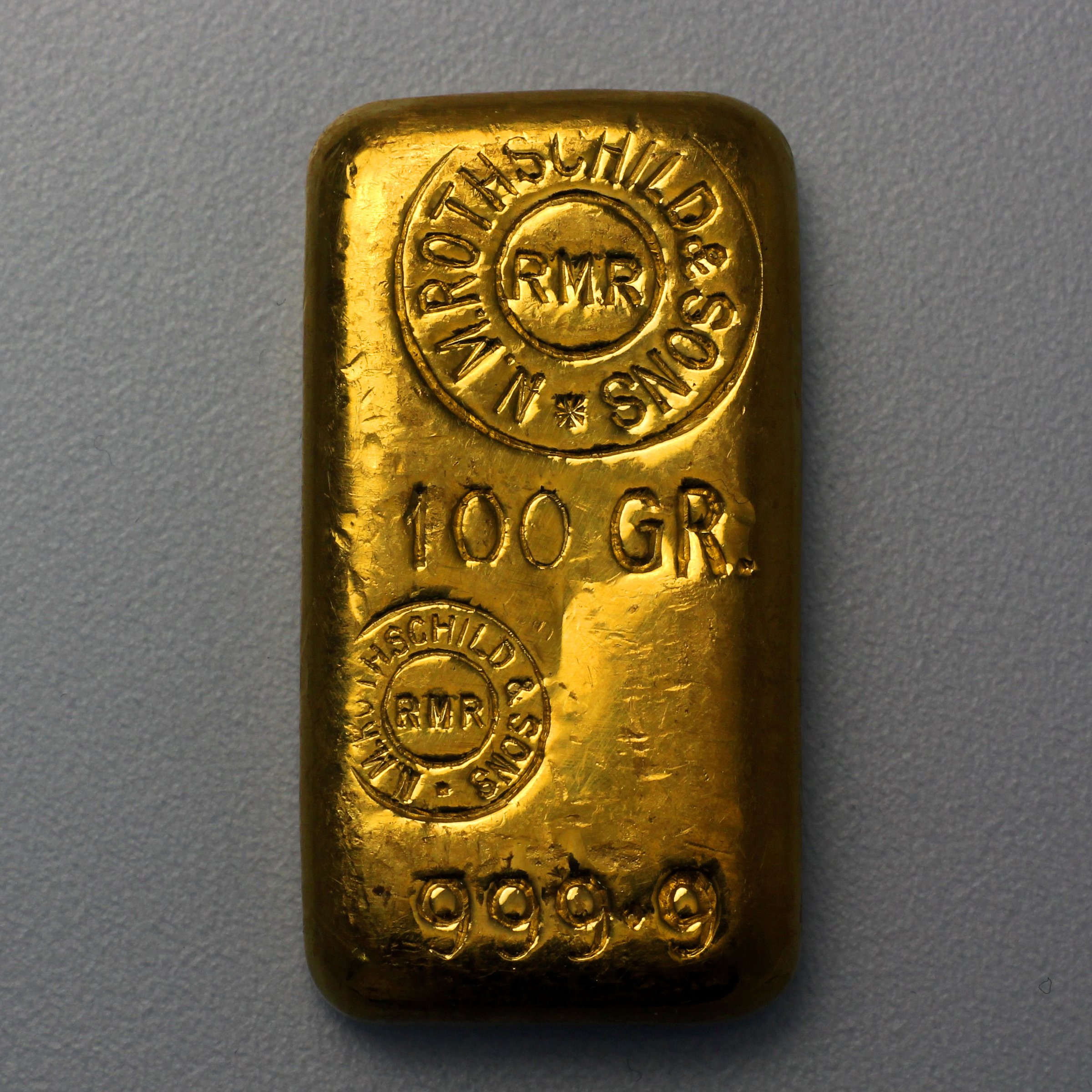 Goldbarren 100g ROTHSCHILD & Sons - Hauptansicht