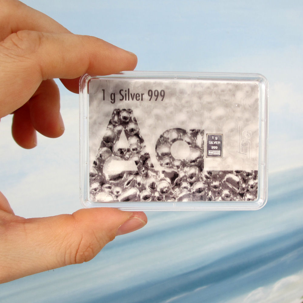 Silberbarren 1g "Argentum" (Flip) - Detailansicht 2