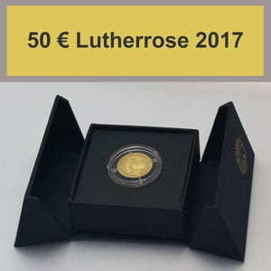 Goldmünze 50 Euro "Lutherrose" 2017 Reformation (Deutschland) - Miniaturansicht 7