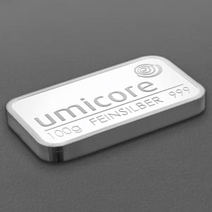 Silberbarren 100g UMICORE geprägt - Miniaturansicht 3