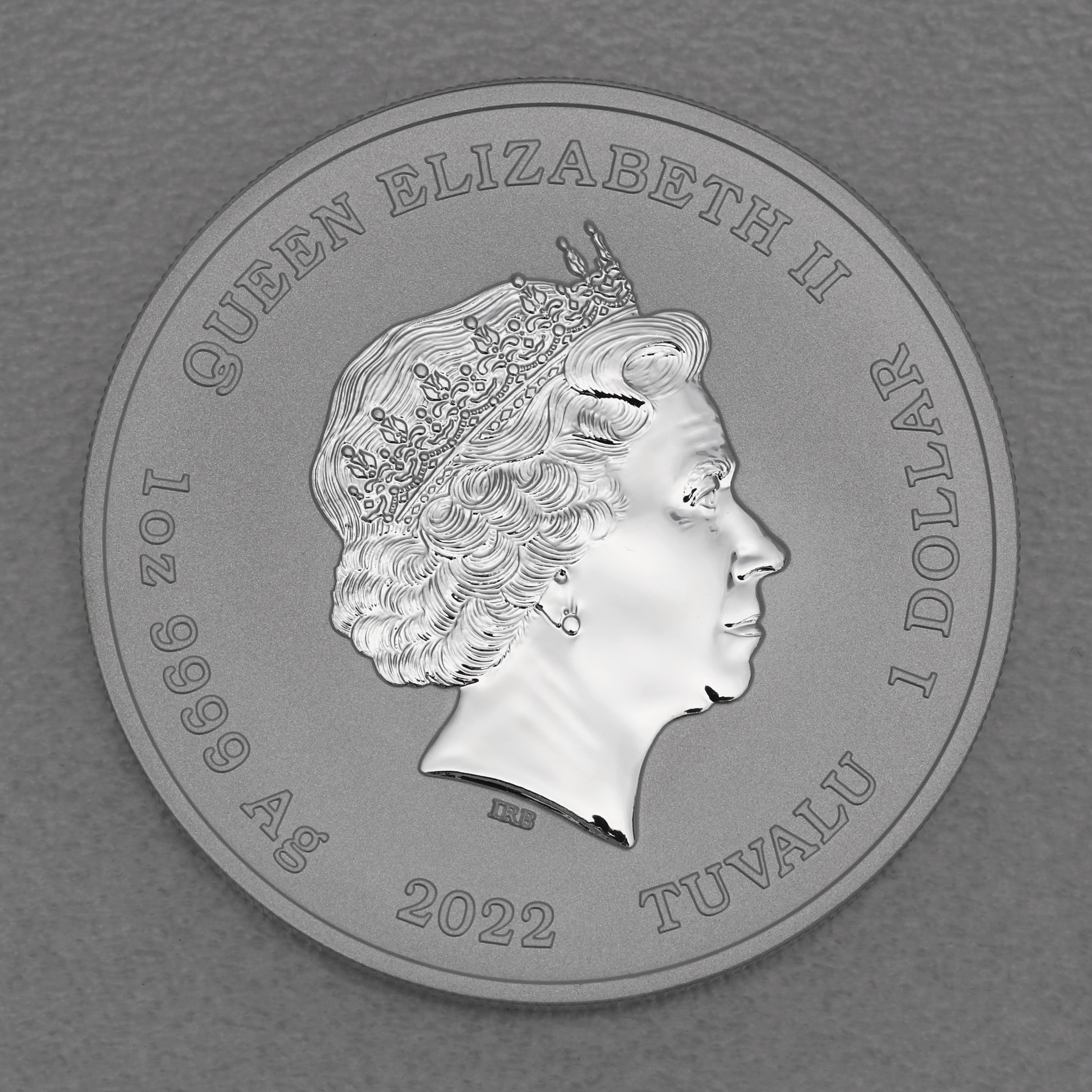 Silbermünze 1oz "Risus Optima Medicina" 2022 Ottifanten – Funnyfant diff. (Tuvalu) - Detailansicht 1