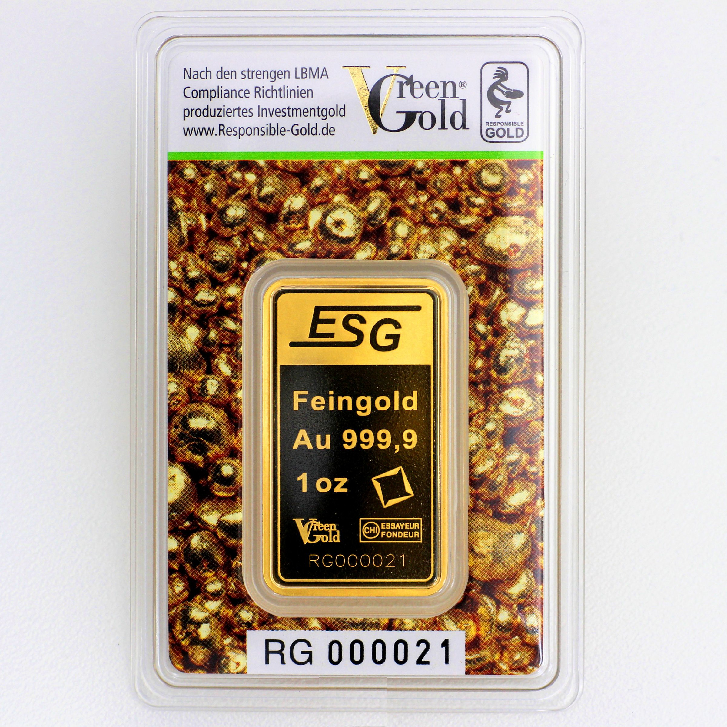 Goldbarren 1oz "Auropelli" Responsible-Gold - Detailansicht 1