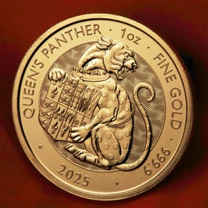 Goldmünze 1oz "Queen’s Panther" 2025 Royal Tudor Beasts (Großbritannien) - Miniaturansicht 5