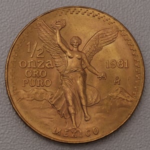Goldmünze 1/2oz "Libertad" verschiedene Jahrgänge (Mexiko) - Miniaturansicht 3