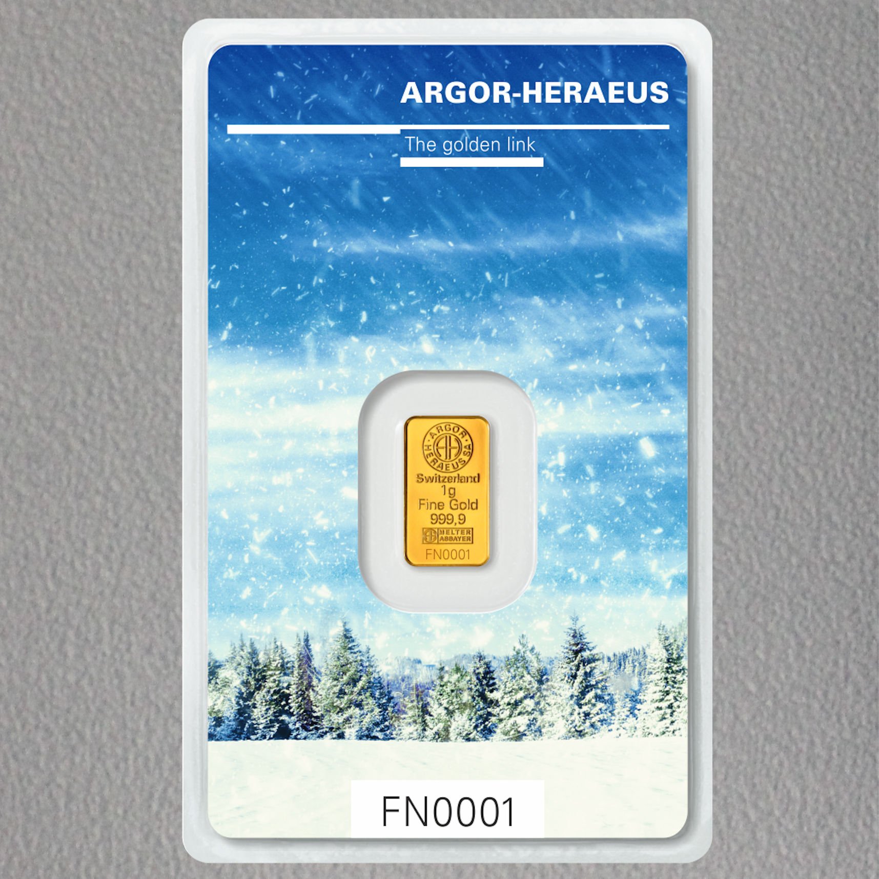 Goldbarren (4x 1g) "Following Nature" ARGOR - Detailansicht 5