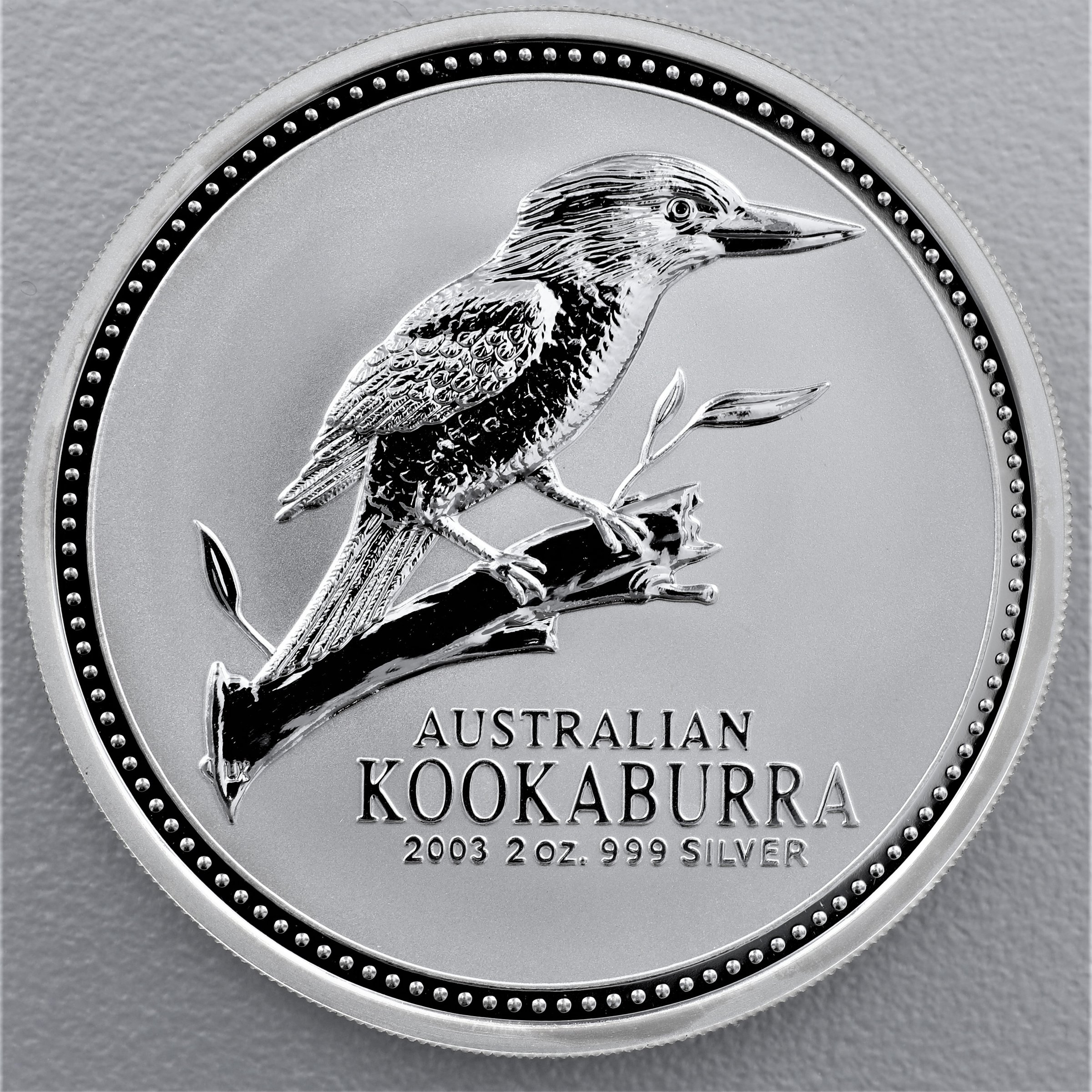 Silbermünze 2oz "Kookaburra" 2003 (Australien) - Hauptansicht