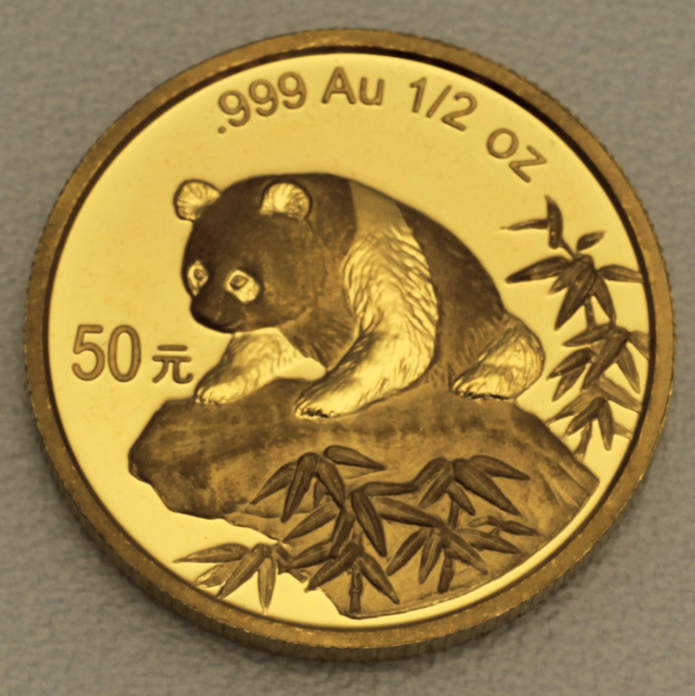Goldmünze 1/2oz "Panda" 1999 (China) - Hauptansicht