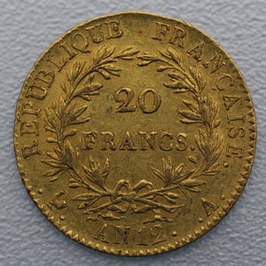 Goldmünze 20 Francs "Bonaparte Premier Consul" (Frankreich) - Miniaturansicht 2