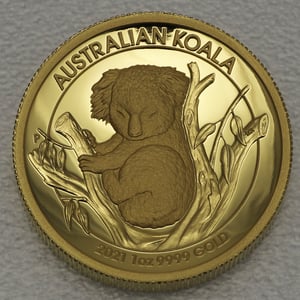 Goldmünze 1oz "Koala" 2021 (PP/HR) (Australien) - Miniaturansicht 1