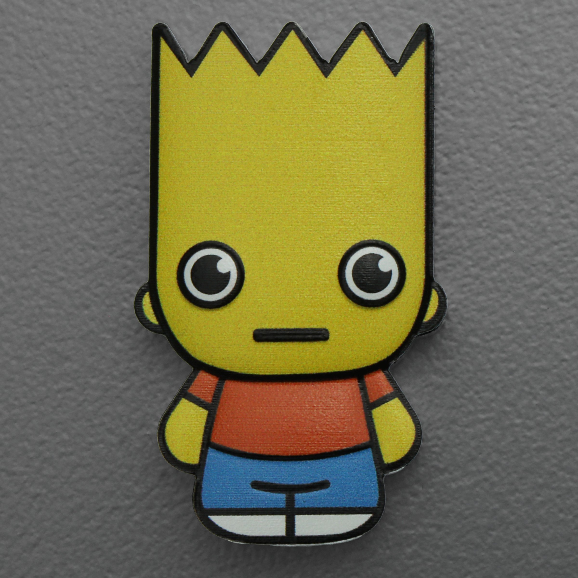 Silbermünze 1oz "Bart Simpson" 2022 (koloriert) Minted Mini – The Simpsons (Tuvalu) - Hauptansicht
