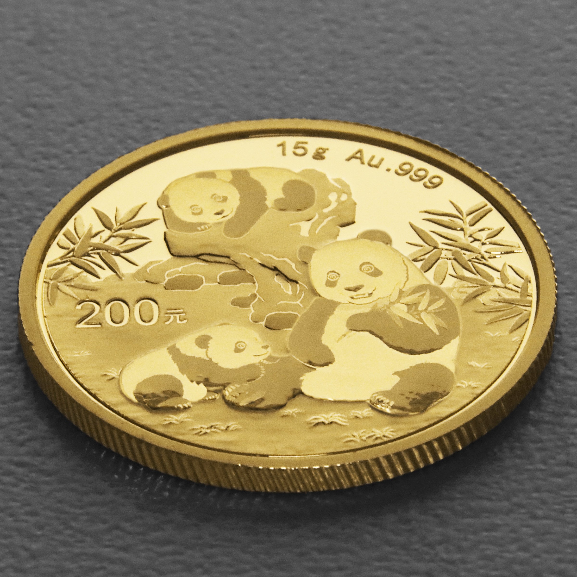Goldmünze 15g "Panda" 2025 (China) - Detailansicht 2