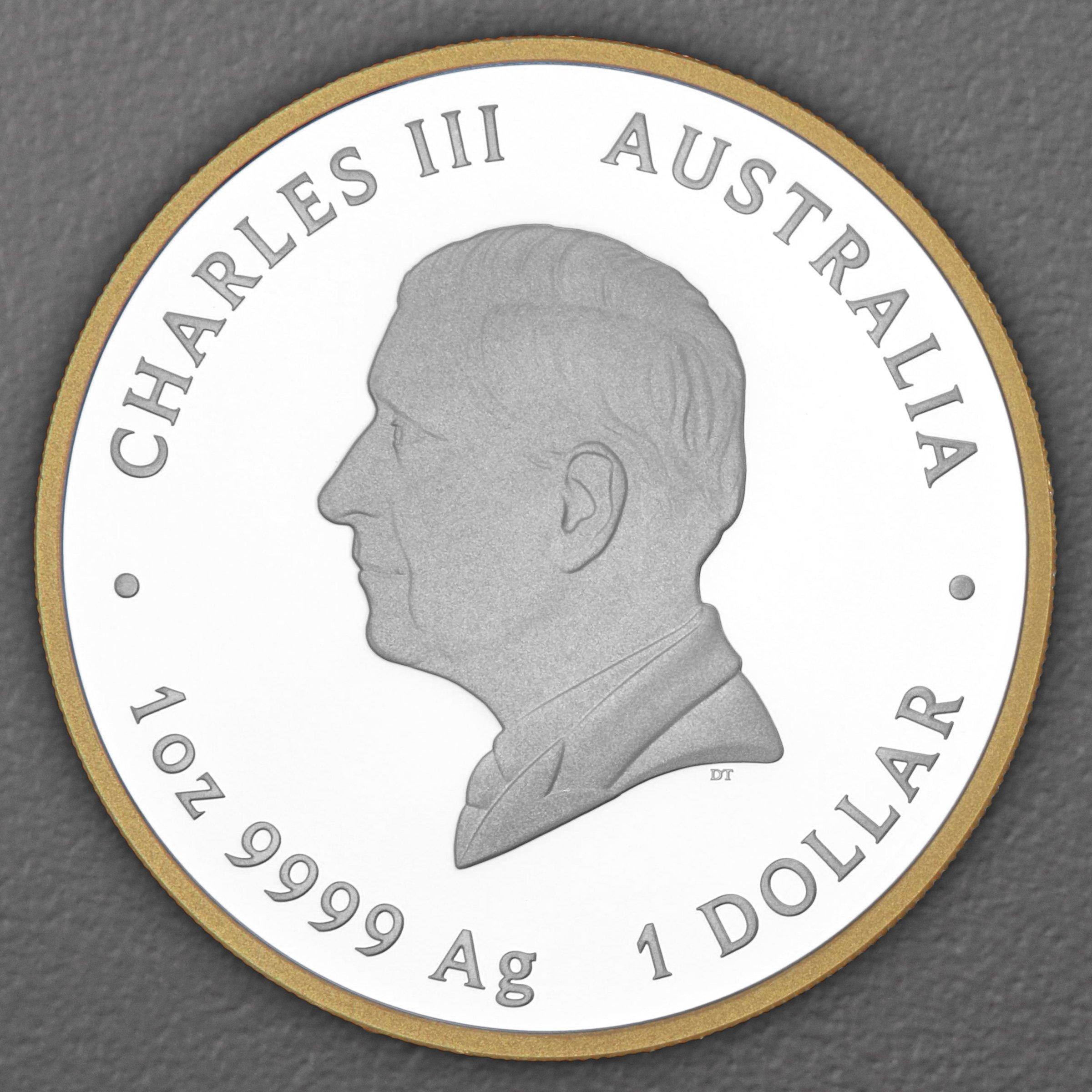 Silbermünze 1oz "H.M. Queen Elizabeth II 100th Anniversary" 2026 (PP/vergoldet) (Australien) - Detailansicht 1