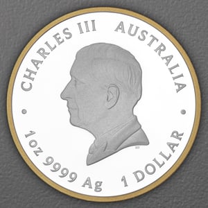 Silbermünze 1oz "H.M. Queen Elizabeth II 100th Anniversary" 2026 (PP/vergoldet) (Australien) - Miniaturansicht 2