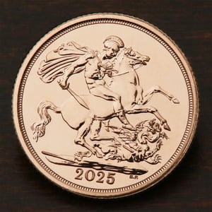 Goldmünze 1 Sovereign "Charles III." 2025 (Großbritannien) - Miniaturansicht 5