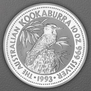 Silbermünze 10oz "Kookaburra" 1993 (Australien) - Hauptansicht