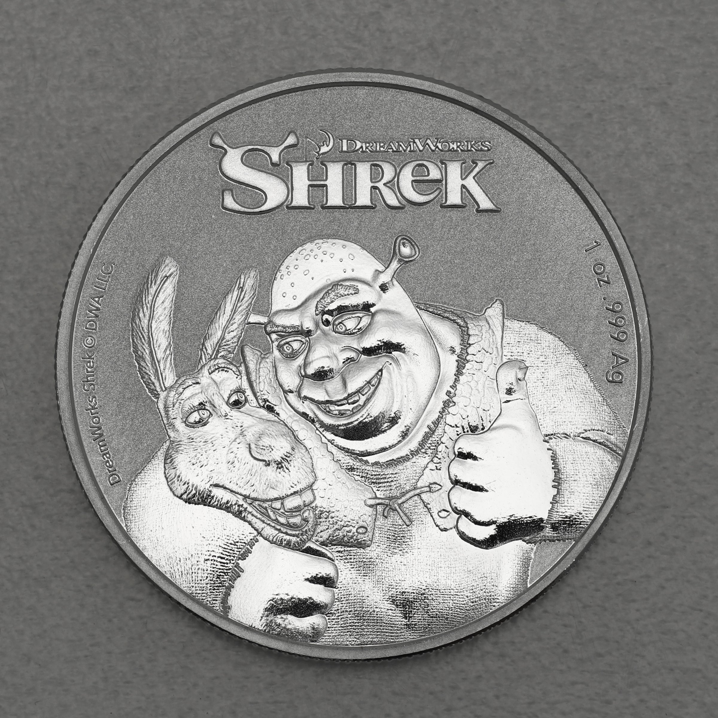 Silbermünze 1oz "Shrek" 2021 20th Anniversary (Niue) - Hauptansicht