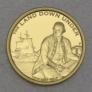 Goldmünze 1/4oz "Captain James Cook" 2013 Land down under (Australien) - Hauptansicht