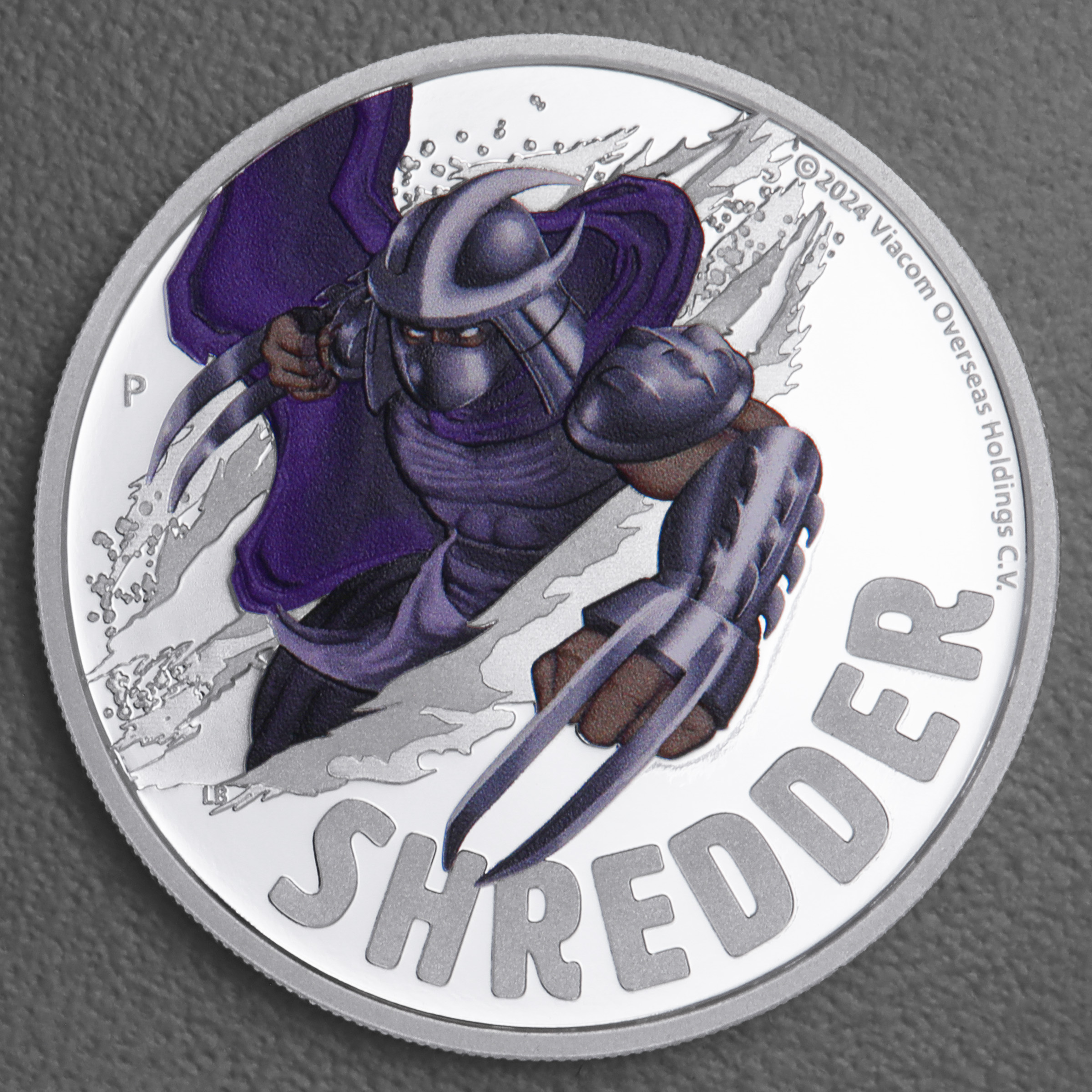 Silbermünze 1oz "Shredder" 2024 (PP/koloriert) Teenage Mutant Ninja Turtles™ (Tuvalu) - Hauptansicht