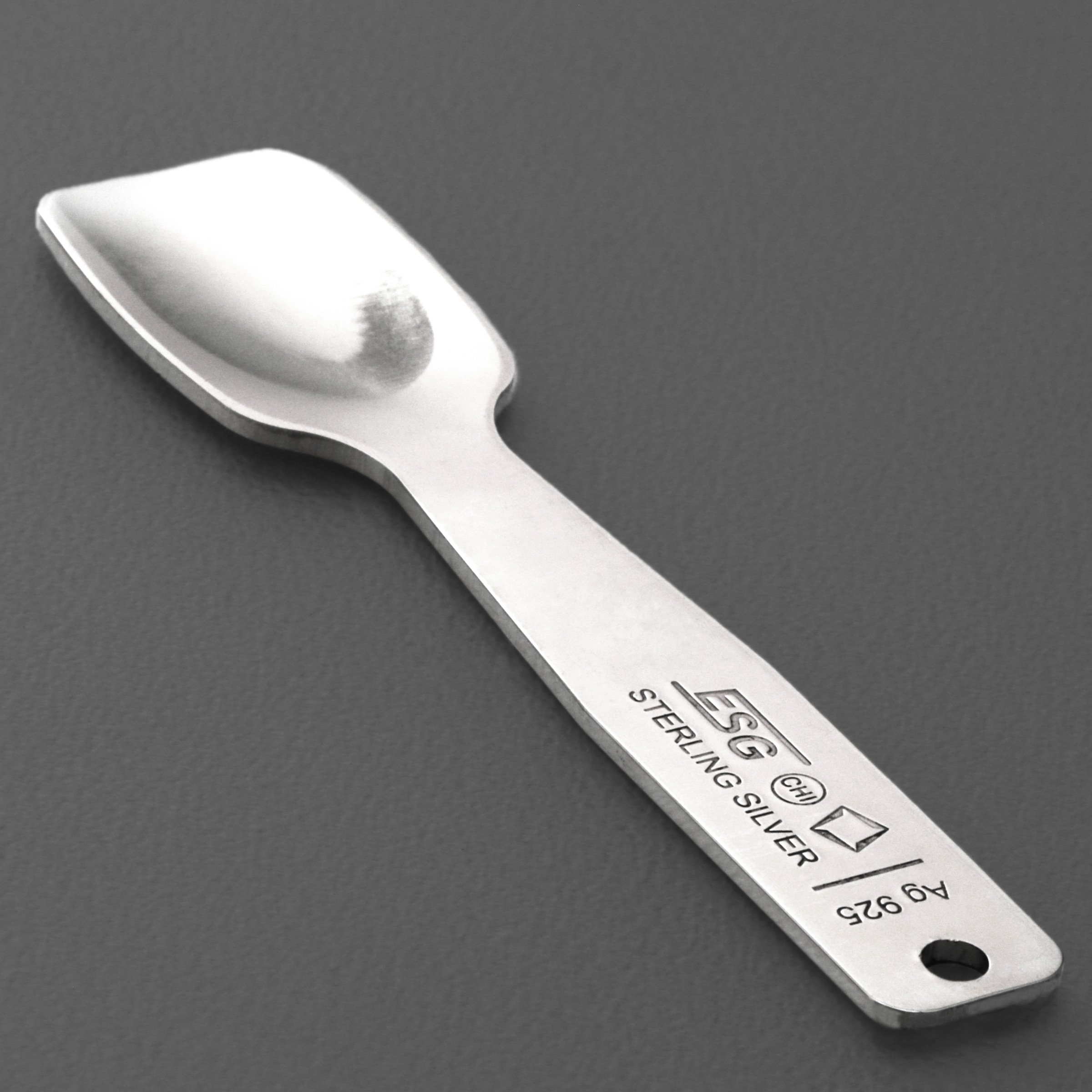 Gourmet-Löffel "Jingle Bells" Sterling-Silber - Detailansicht 3