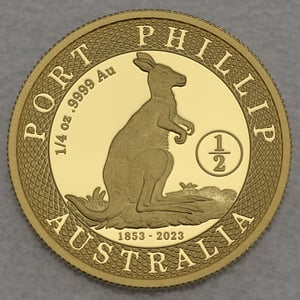 Goldmünzen "Port Phillip Pattern" 2023 Set – 4-teilig 170. Jubiläum (Australien) - Miniaturansicht 7
