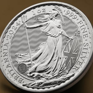 Silbermünze 1oz "Britannia" 2024 19% (Großbritannien) - Miniaturansicht 5
