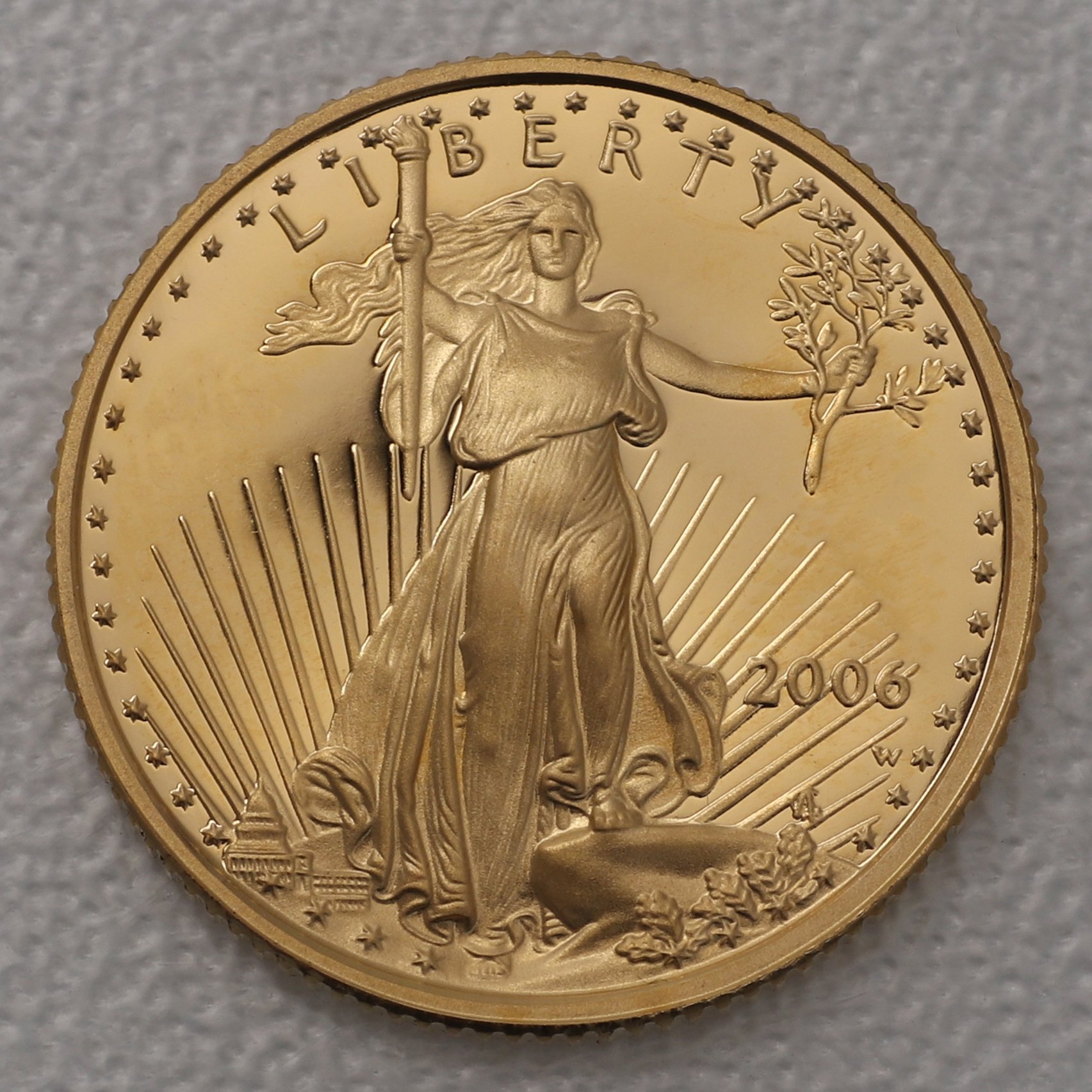 Goldmünze 1/10oz "American Eagle" 2006 (PP) (USA) - Hauptansicht