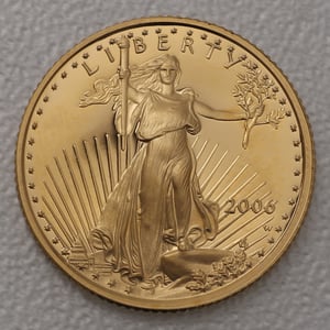 Goldmünze 1/10oz "American Eagle" 2006 (PP) (USA) - Hauptansicht