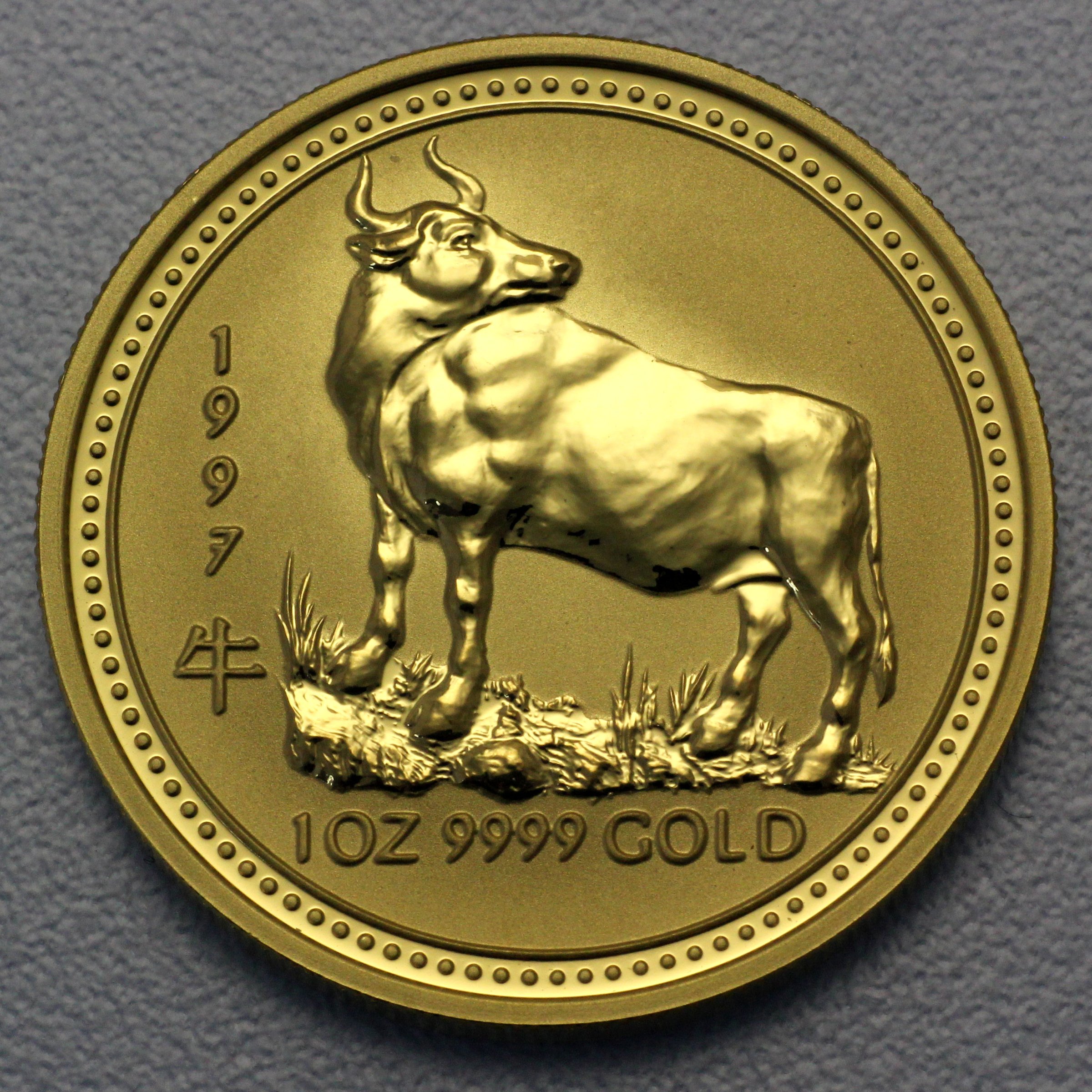 Goldmünze 1oz "Ochse" 1997 Lunar I – Year of the Ox (Australien) - Hauptansicht