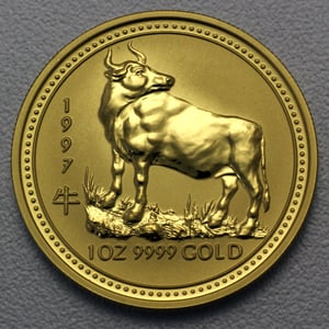Goldmünze 1oz "Ochse" 1997 Lunar I – Year of the Ox (Australien) - Hauptansicht