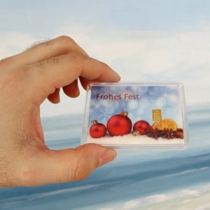 Goldbarren 1g "Frohes Fest" (Flip) - Miniaturansicht 2