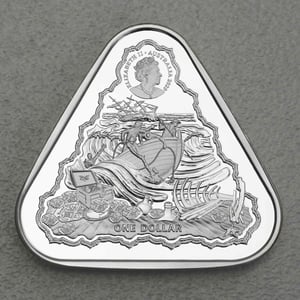 Silbermünze 1oz "Vergulde Draeck" 2020 Shipwrecks 19% (Australien) - Miniaturansicht 3