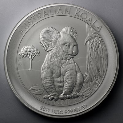 Silbermünze 1kg "Koala" 2017 (Australien) - Miniaturansicht 1