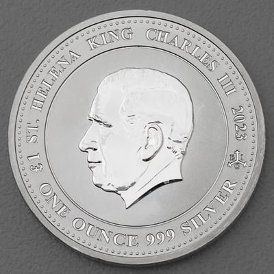 Silbermünze 1oz "Pegasus" 2023 diff. (St. Helena) - Miniaturansicht 2