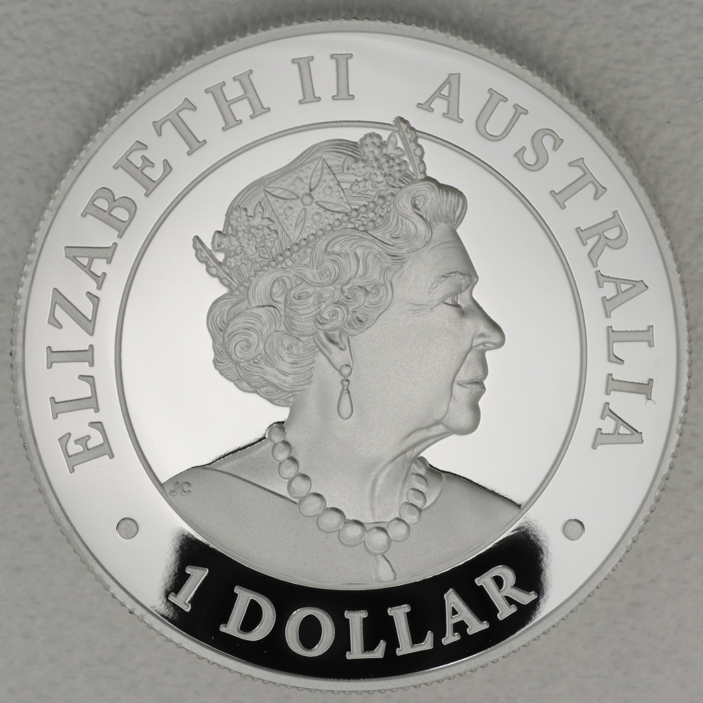 Silbermünze 1oz "Känguru" 2020 (HR/koloriert) (Australien) - Detailansicht 1