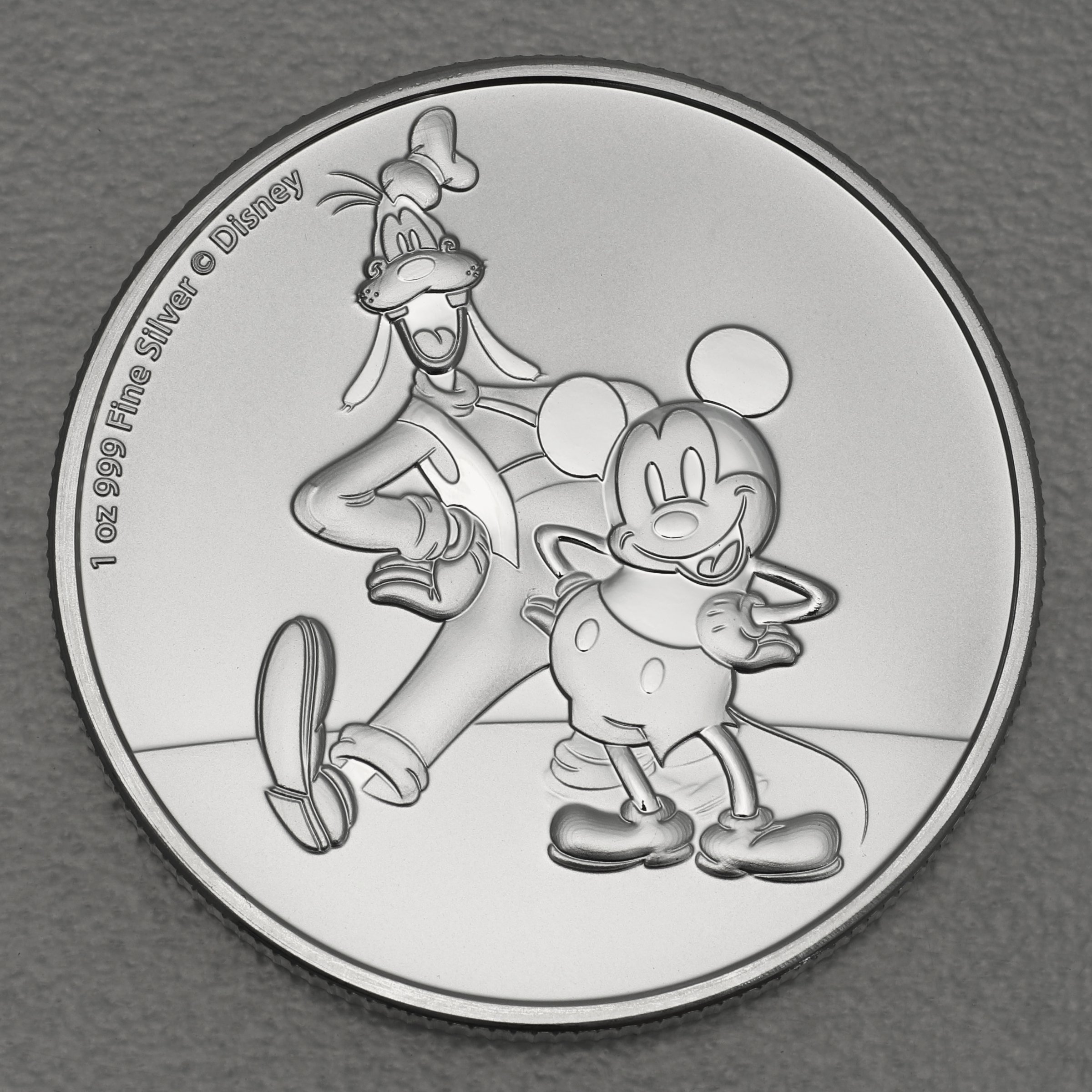 Silbermünze 1oz "Mickey & Goofy" 2021 Disney (Niue) - Hauptansicht