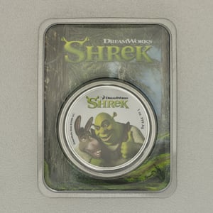 Silbermünze 1oz "Shrek" 2021 (koloriert) 20th Anniversary (Niue) - Hauptansicht