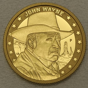 Goldmünze 1/4oz "John Wayne" 2020 (PP) (Tuvalu) - Hauptansicht