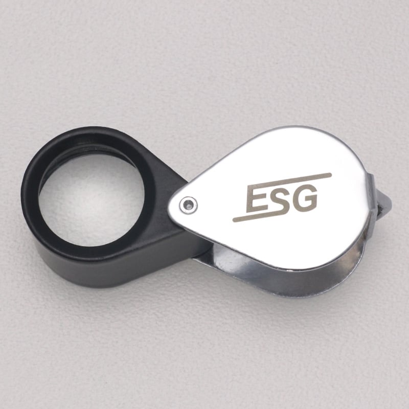 ESG "Einschlag-Lupe" (im Leder-Etui) - Hauptansicht