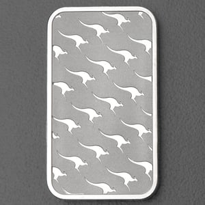Silberbarren 1oz Perth Mint "Känguru" - Miniaturansicht 2