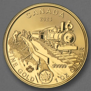 Goldmünze 1oz "Passage for Gold" 2023 Klondike Gold Rush (Kanada) - Hauptansicht