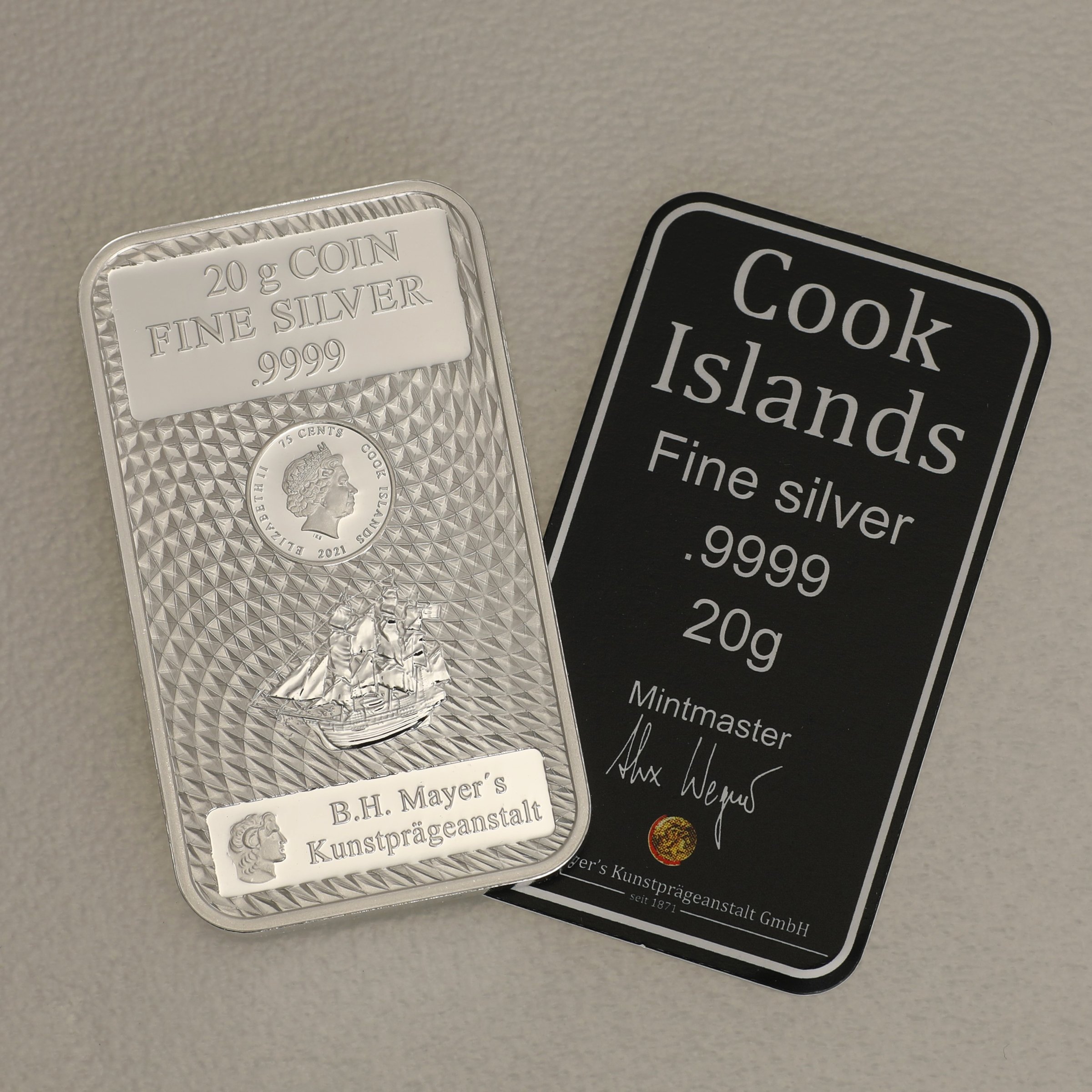 Münzbarren 20g "Cook Islands – New Generation" - Detailansicht 1