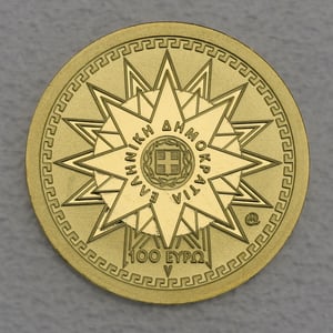 Goldmünze 100 Euro "Apollo" 2018 Götter des Olymp (Griechenland) - Miniaturansicht 2