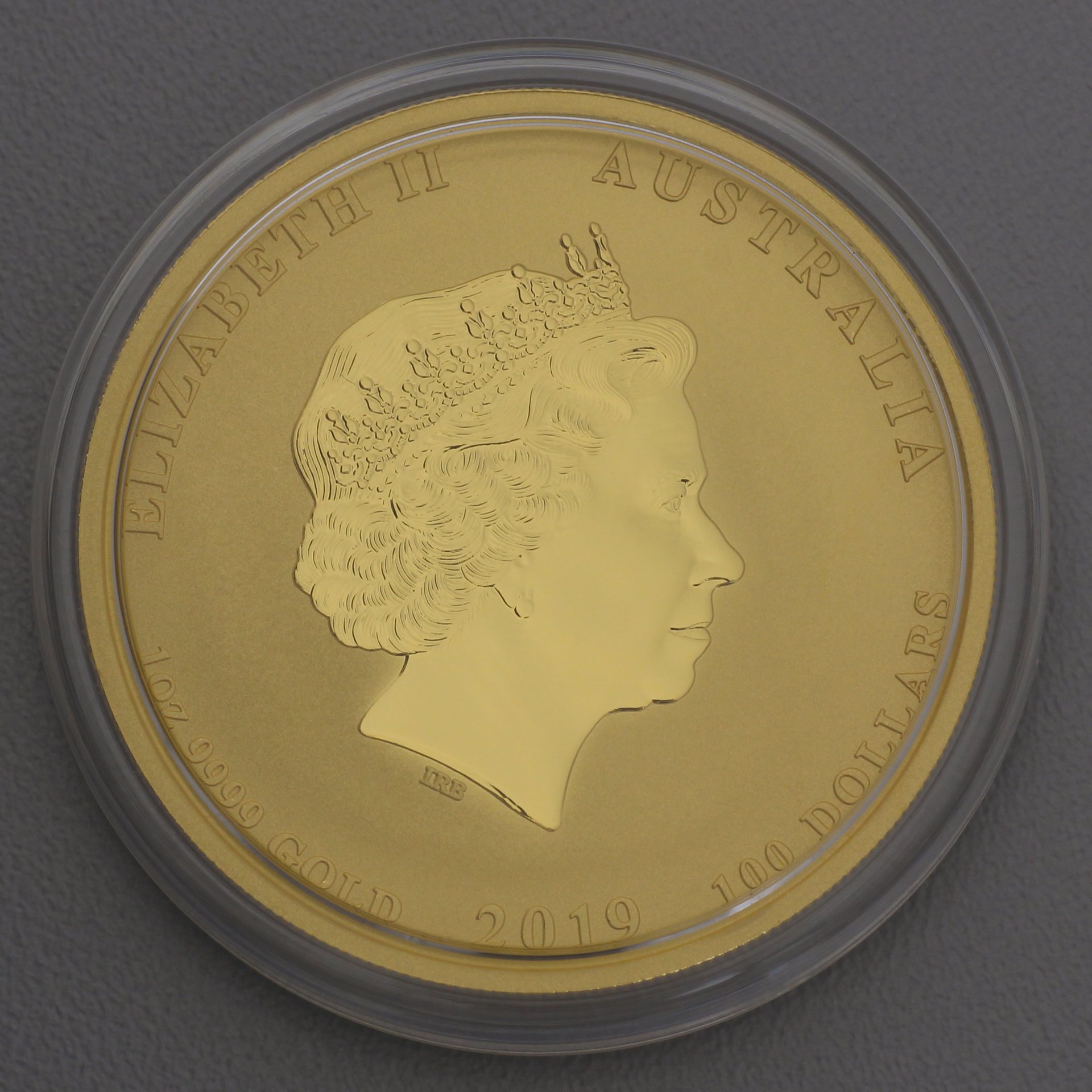 Goldmünze 1oz "Schwein" 2019 Lunar II – Year of the Pig (Australien) - Detailansicht 3