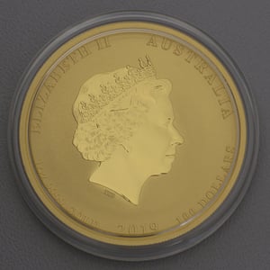 Goldmünze 1oz "Schwein" 2019 Lunar II – Year of the Pig (Australien) - Miniaturansicht 4