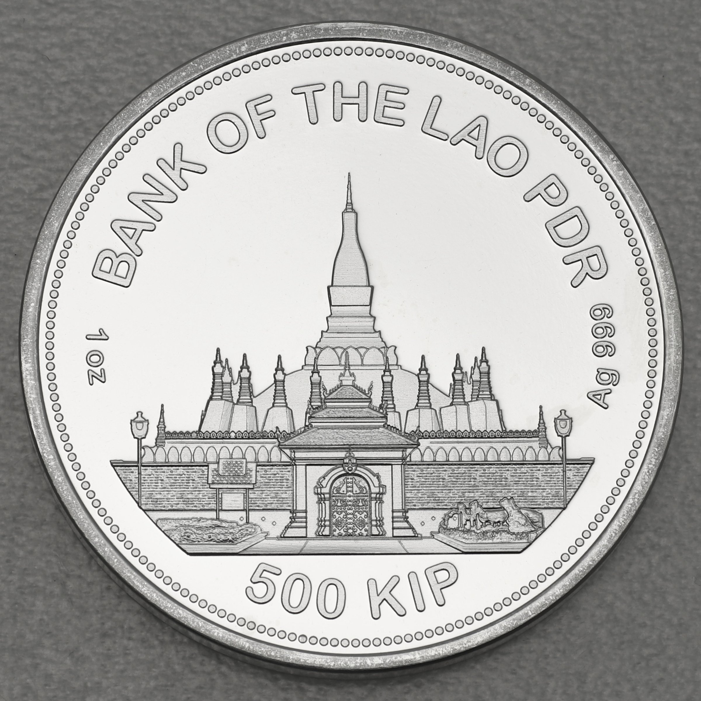 Silbermünze 1oz "Panthera Tigris" 2021 (Laos) - Detailansicht 1