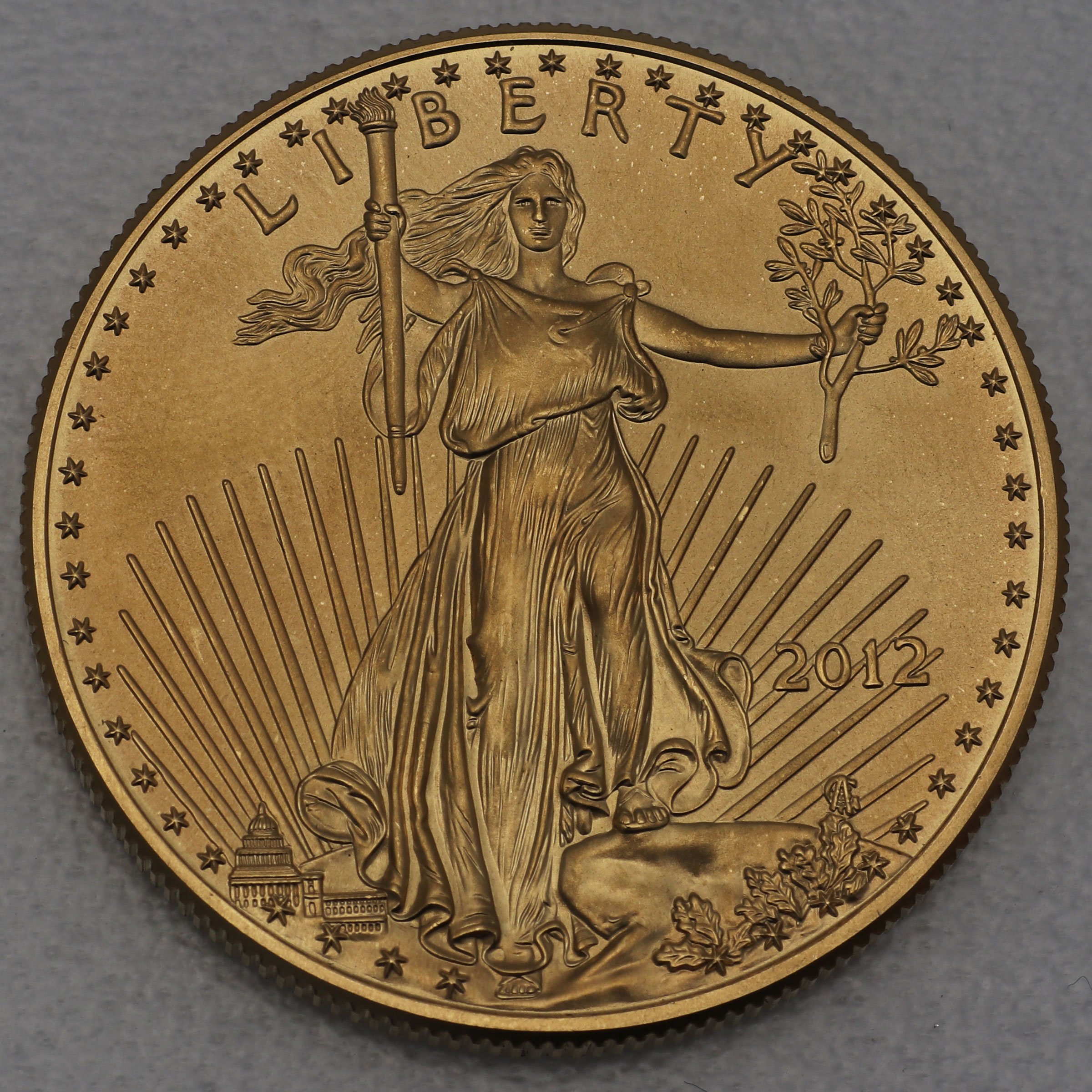 Goldmünze 1oz "American Eagle" 2012 (USA) - Hauptansicht