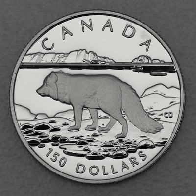 Platinmünze 1/2oz "Arctic Fox" 1993 Wildlife Canada (Kanada) - Miniaturansicht 1