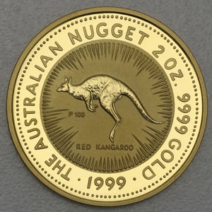 Goldmünze 2oz "Känguru" 1999 Australian Nugget (Australien) - Hauptansicht