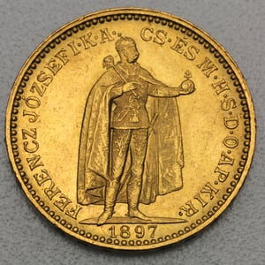 Goldmünze 20 Korona "Franz Joseph I." ver. Jahrg. Original- und Nachprägungen (Ungarn-Österreich) - Hauptansicht